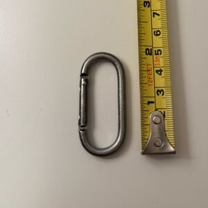 Silver Carabiner Clip